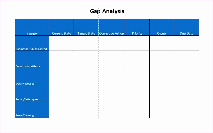 fit gap analysis sample